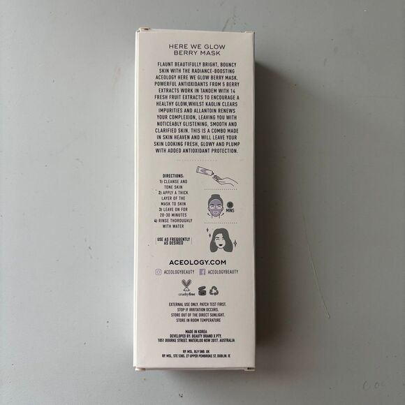 Aceology Here We Glow Berry Mask - Picture 2 of 2